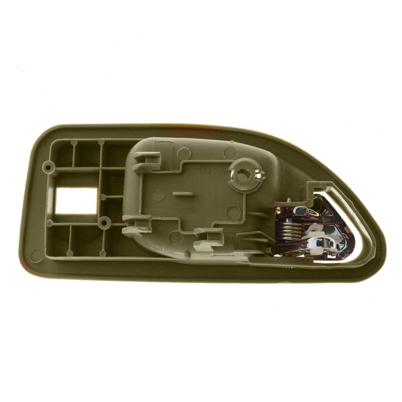 TRQ Rear Left Interior Door Handle Chrome & Beige Drivers Side Compatible with 1994-1997 Honda Accord - Image 3